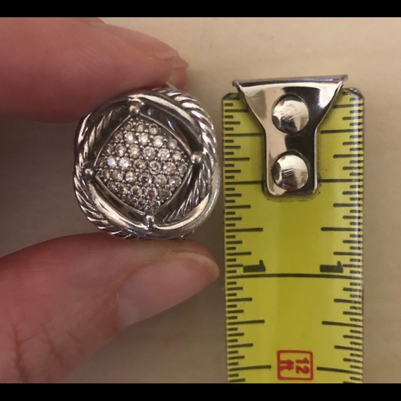 David Yurman 11mm Diamond Ring - Picture 2 of 8